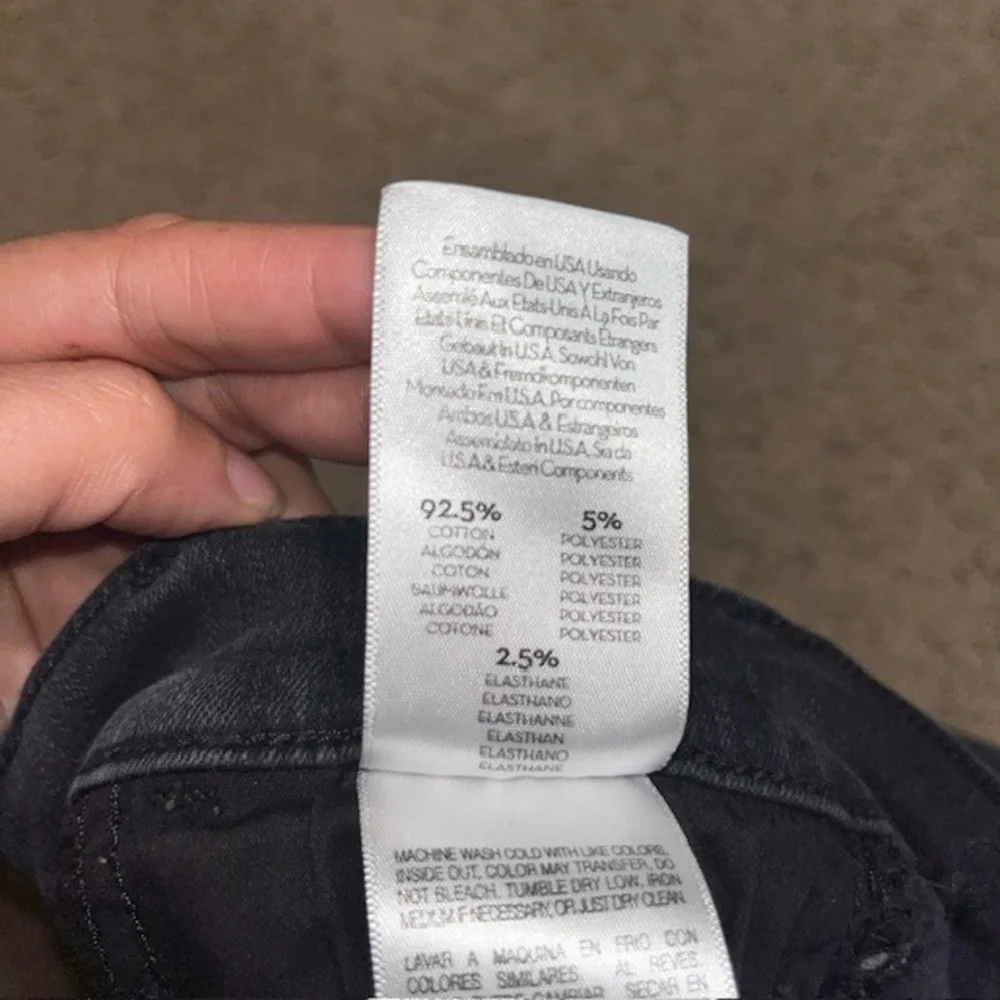 Mother The‎ Hustler Ankle Fray High Rise Flare Jeans Not Guilty 26